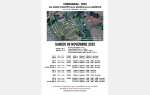 Plans et Horaires Cross Chéronnac 08/11/25