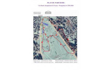 Horaires et plans 1/4 France de Cross Pompadour 25/01